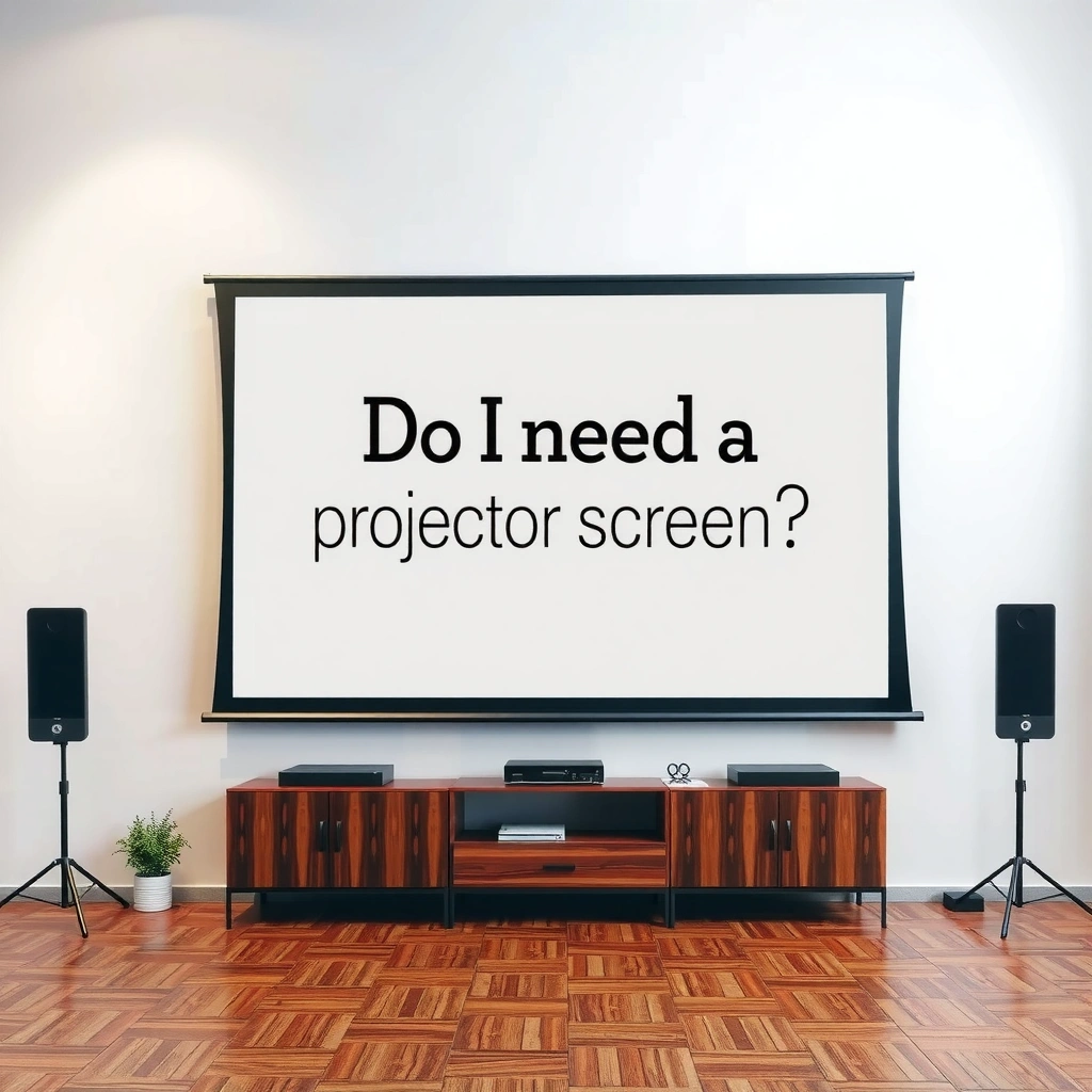 Projector Screen - do i need projector screen