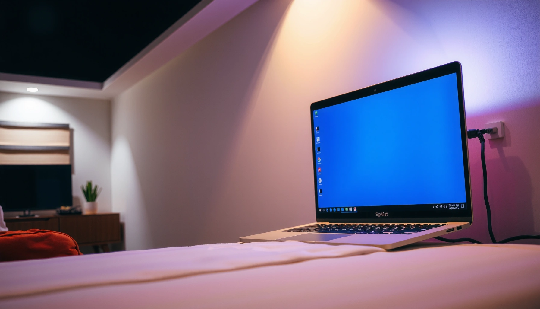 Quick setup steps for showing your screen on a projector.
