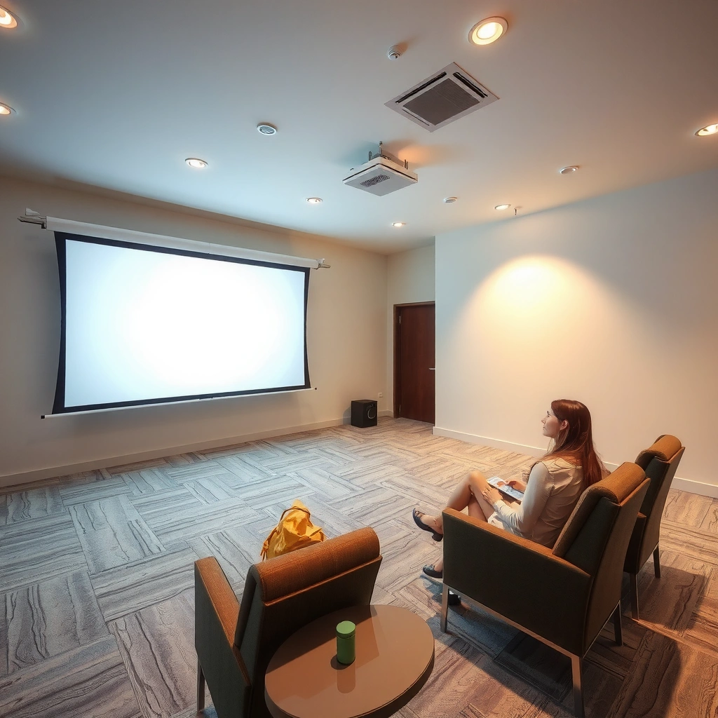 Projector Screens - a projector screen