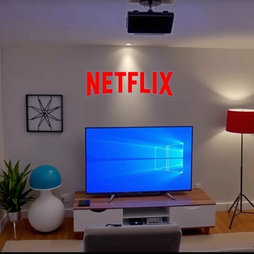 Projector Type - can you play netflix through a projector