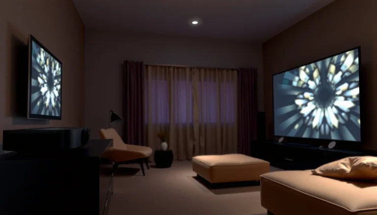 A projector setup demonstrating how projectors work at an angle with key factors and fixes.