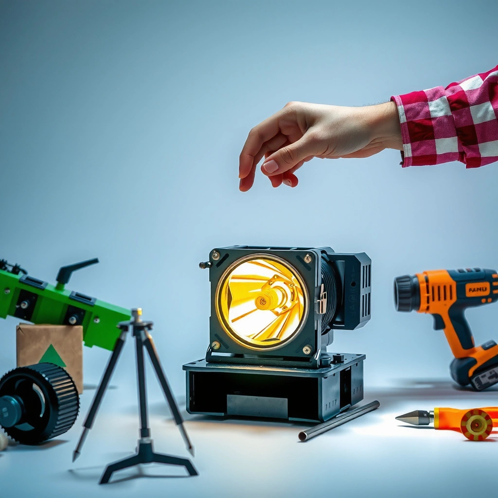 Replacement Lamp - how to replace projector lamp