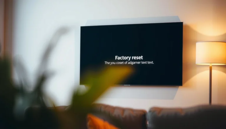 Step-by-step guide on how to reset a Samsung Smart TV to factory settings.