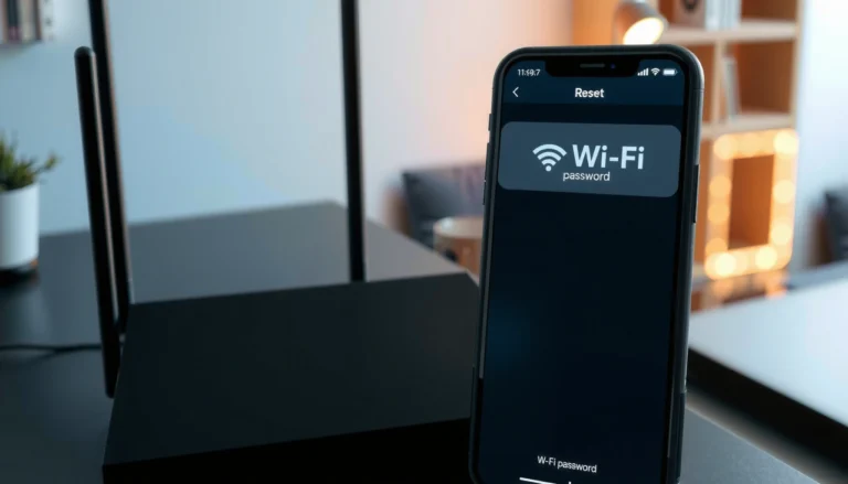 Illustration showing steps to reset WiFi password quickly and easily