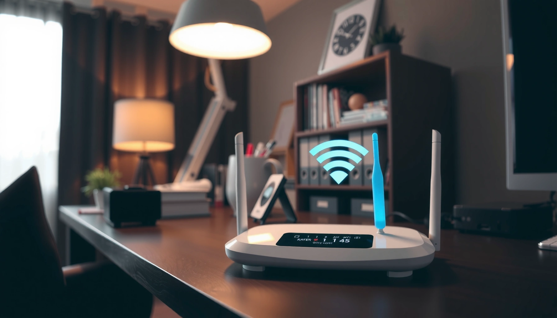 Illustration showing quick steps to reset a router password for better security.