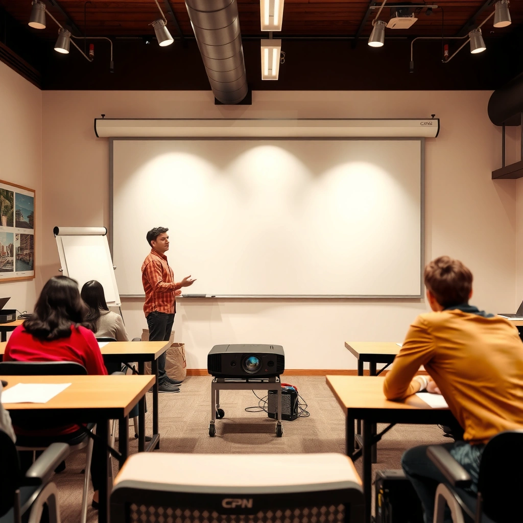 Room and Projector Setup - how to use a projector in a classroom