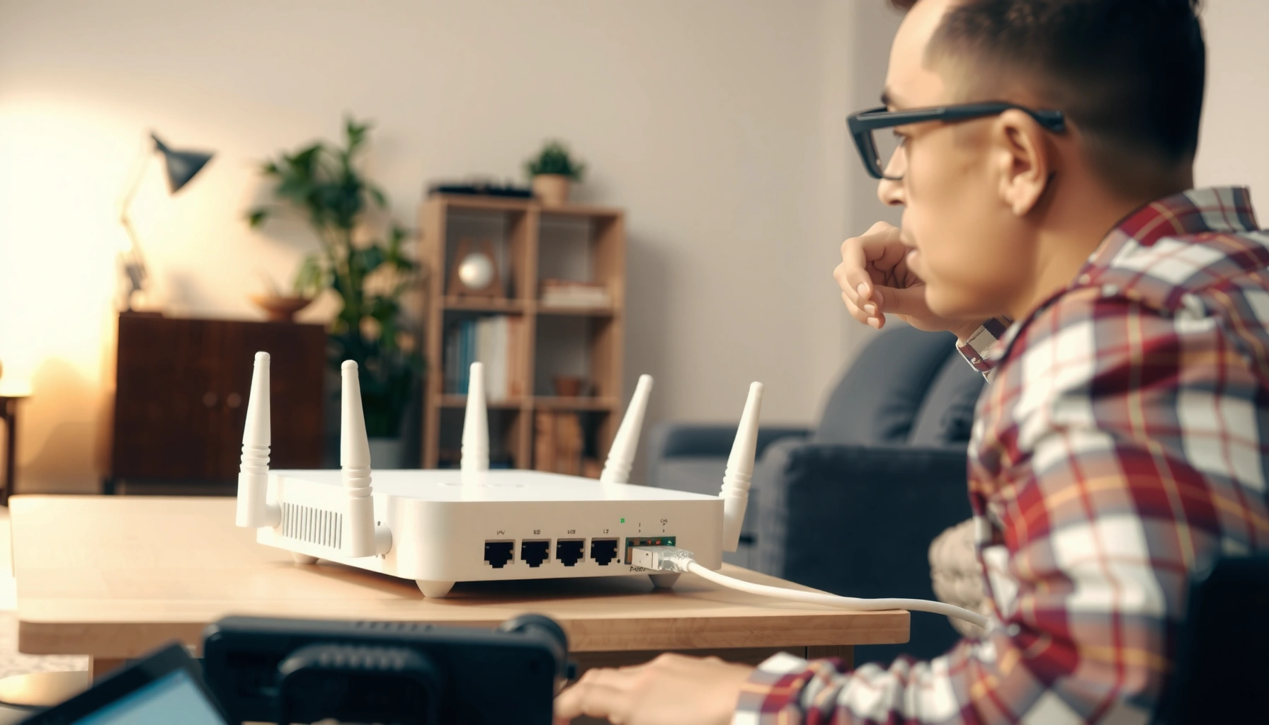 Step-by-step guide on how to install a router with a modem for optimal internet setup.