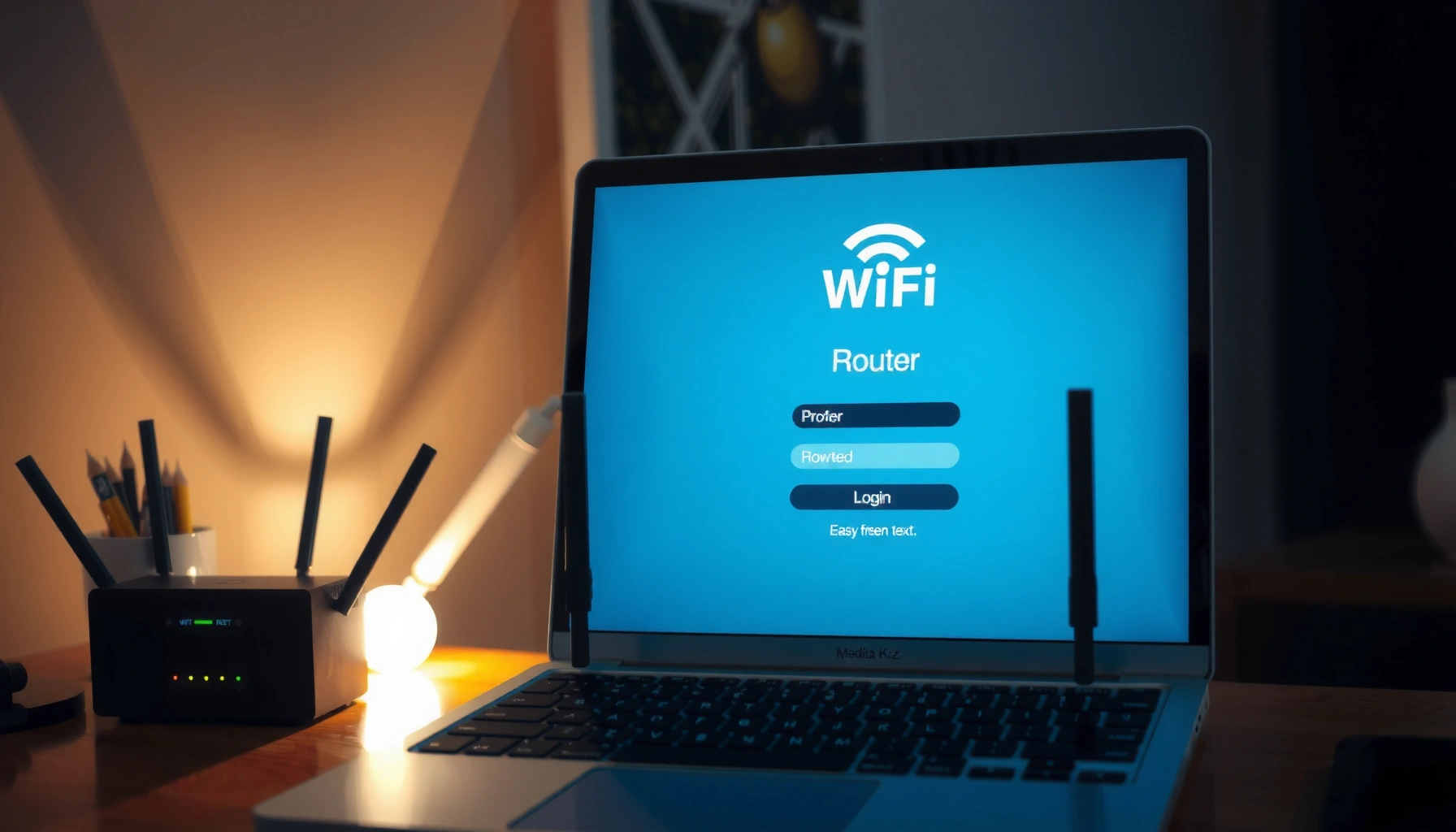 Step-by-step guide on how to enter router configuration settings for optimal network management.