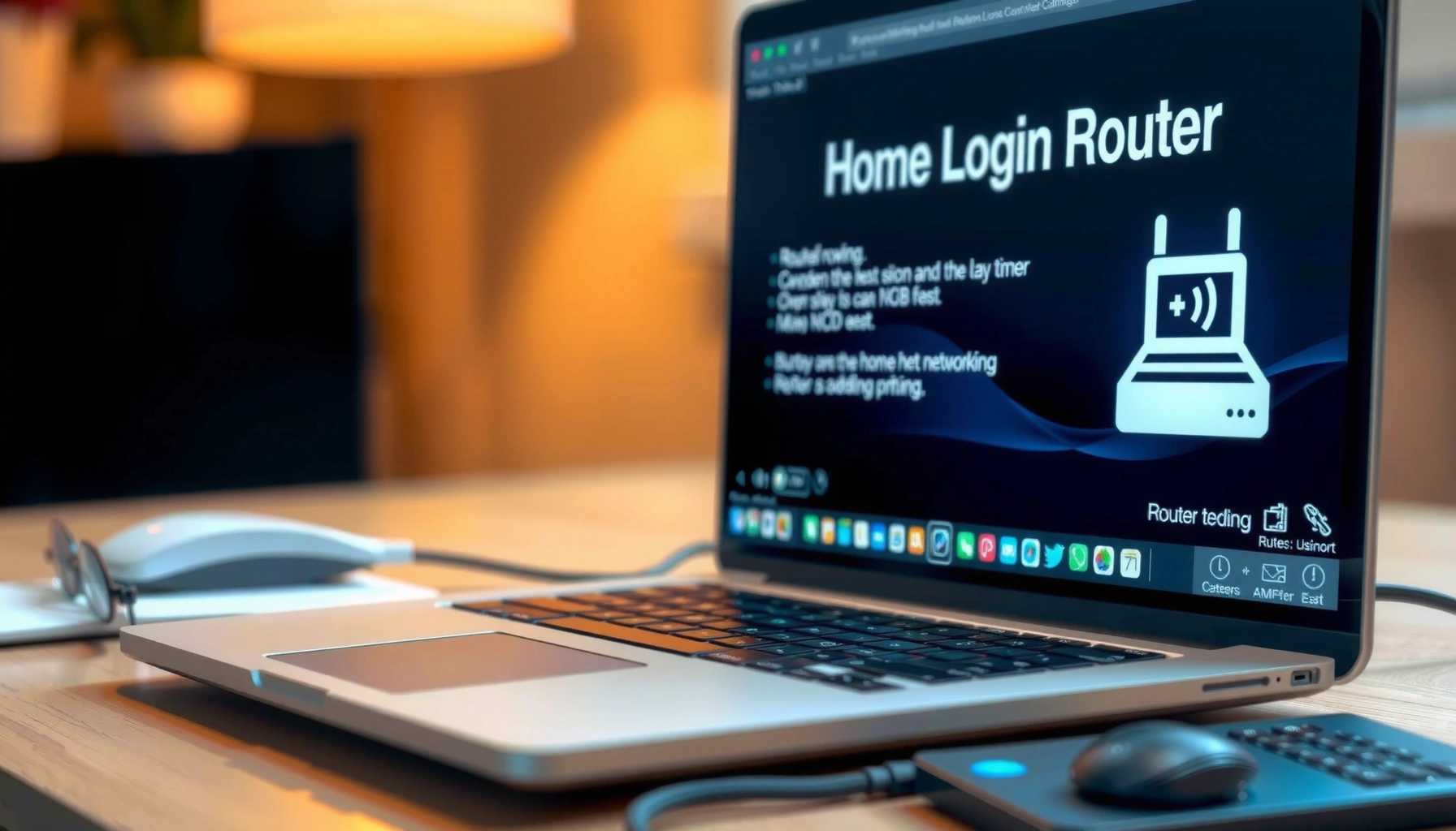 Step-by-step guide on how to login to your router for network access.