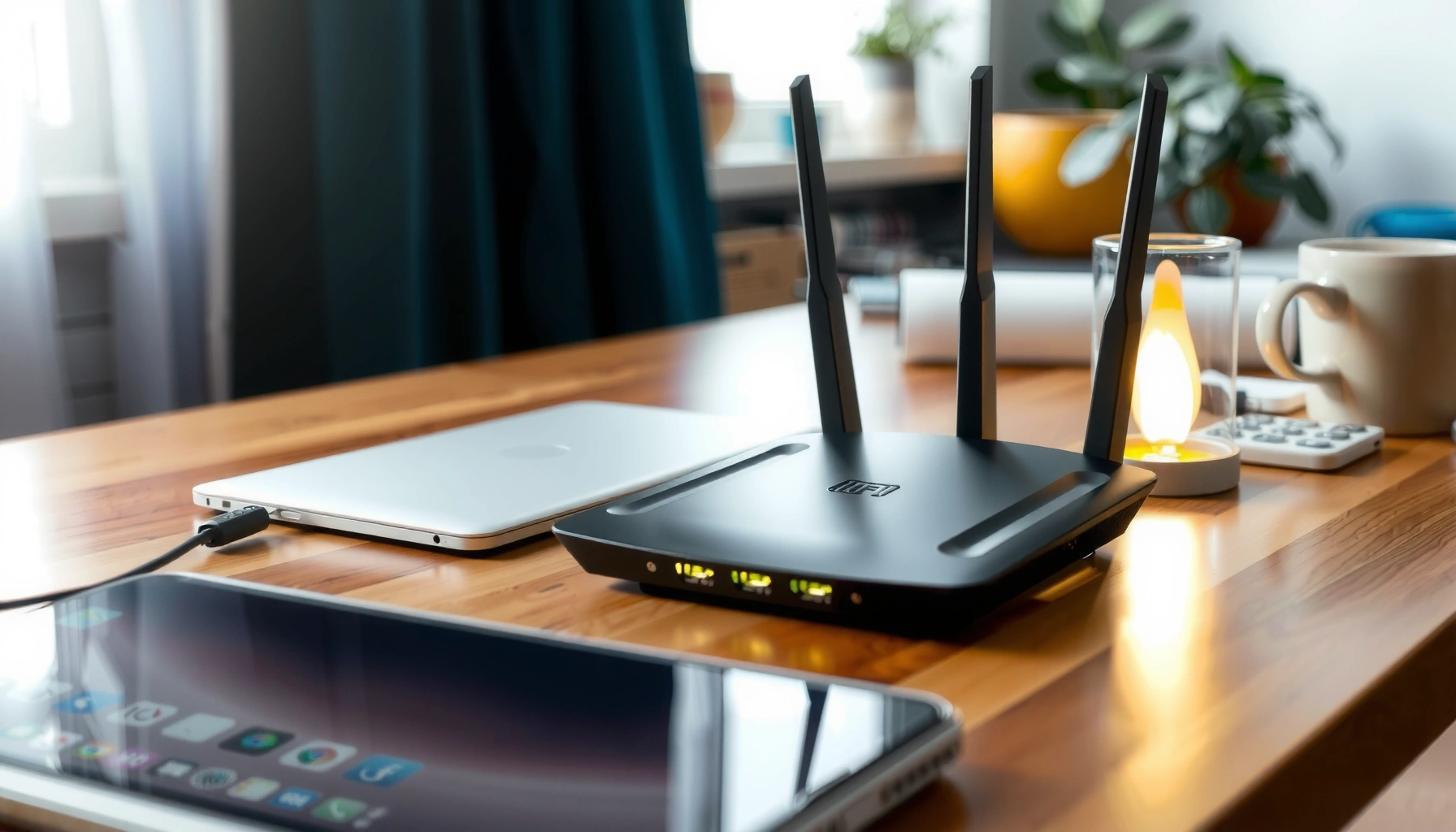 Illustration showing various routers with price tags for the blog article on router prices and buying tips.
