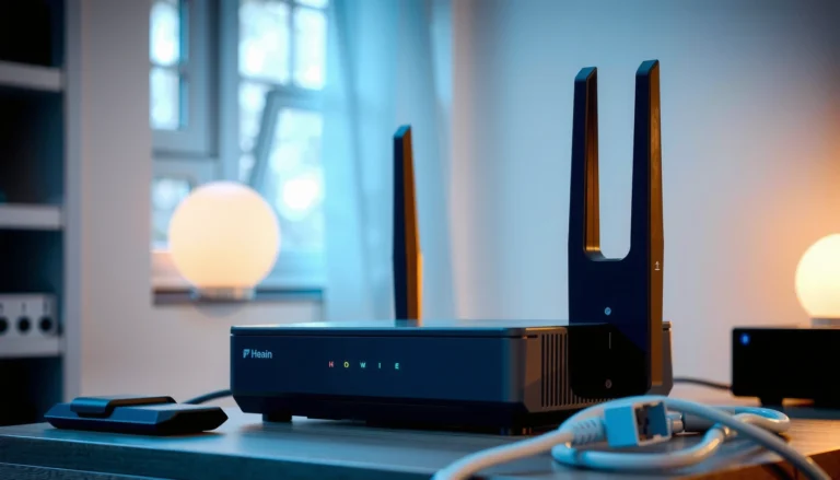 Illustration showing the difference between a router and a modem in network setups.