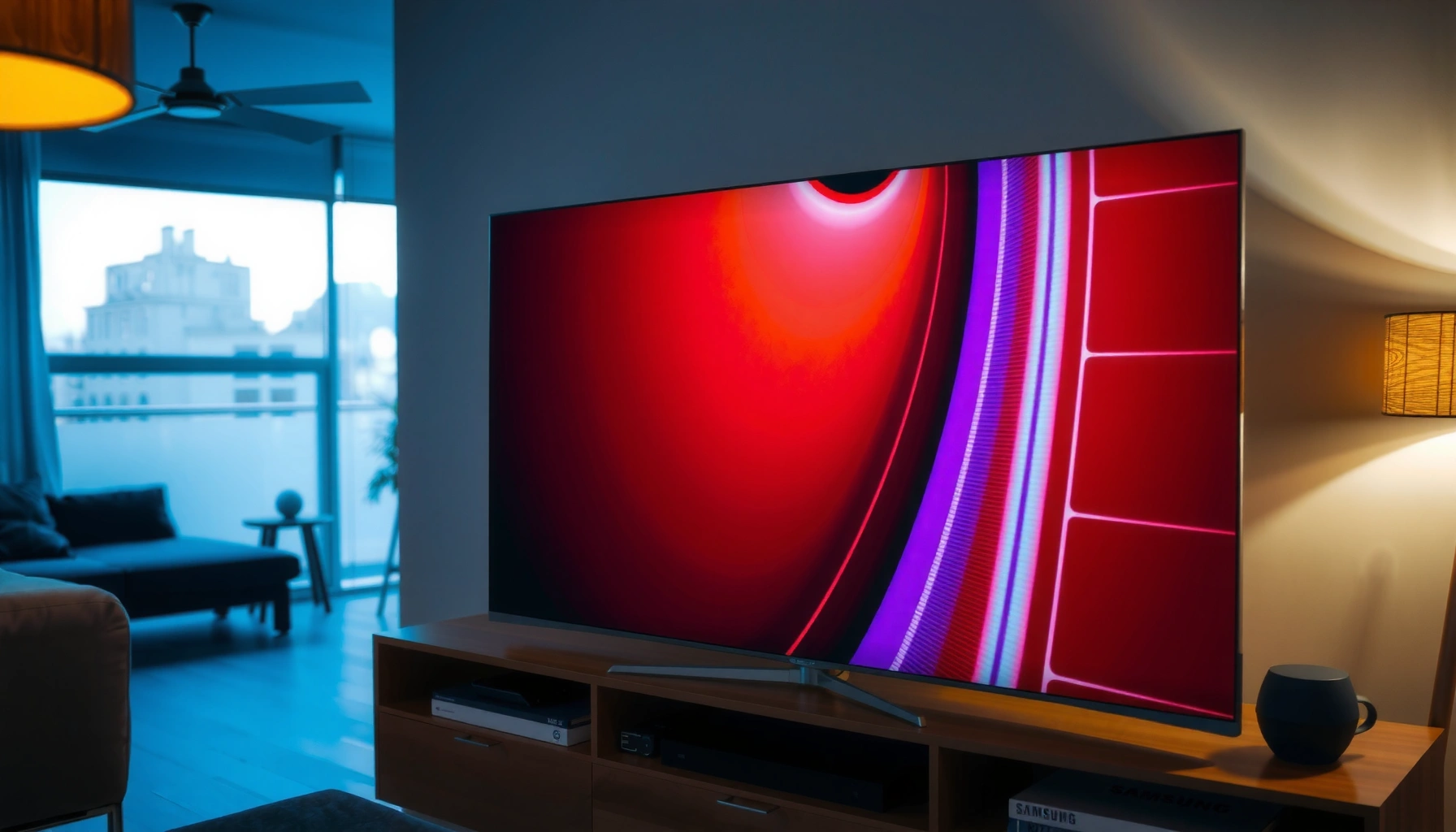 Step-by-step guide to configure Samsung Smart TV settings and network connection.