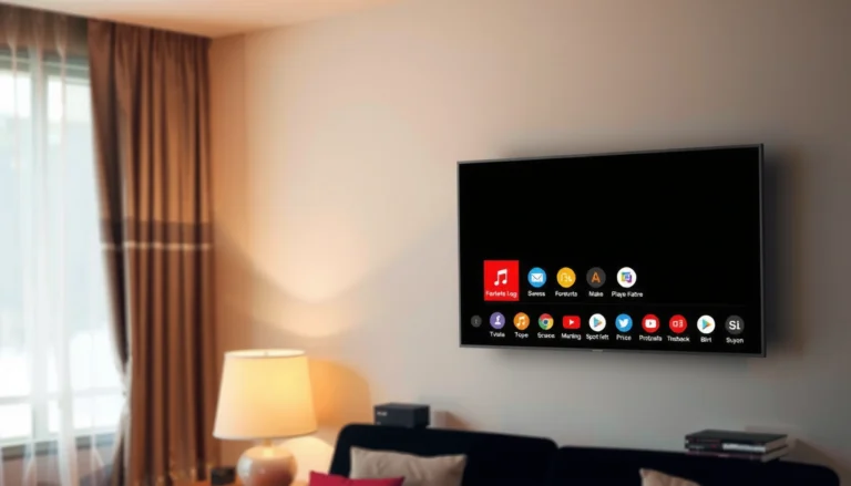 Samsung TV showcasing smart features and capabilities, highlighting its smart TV functionality.