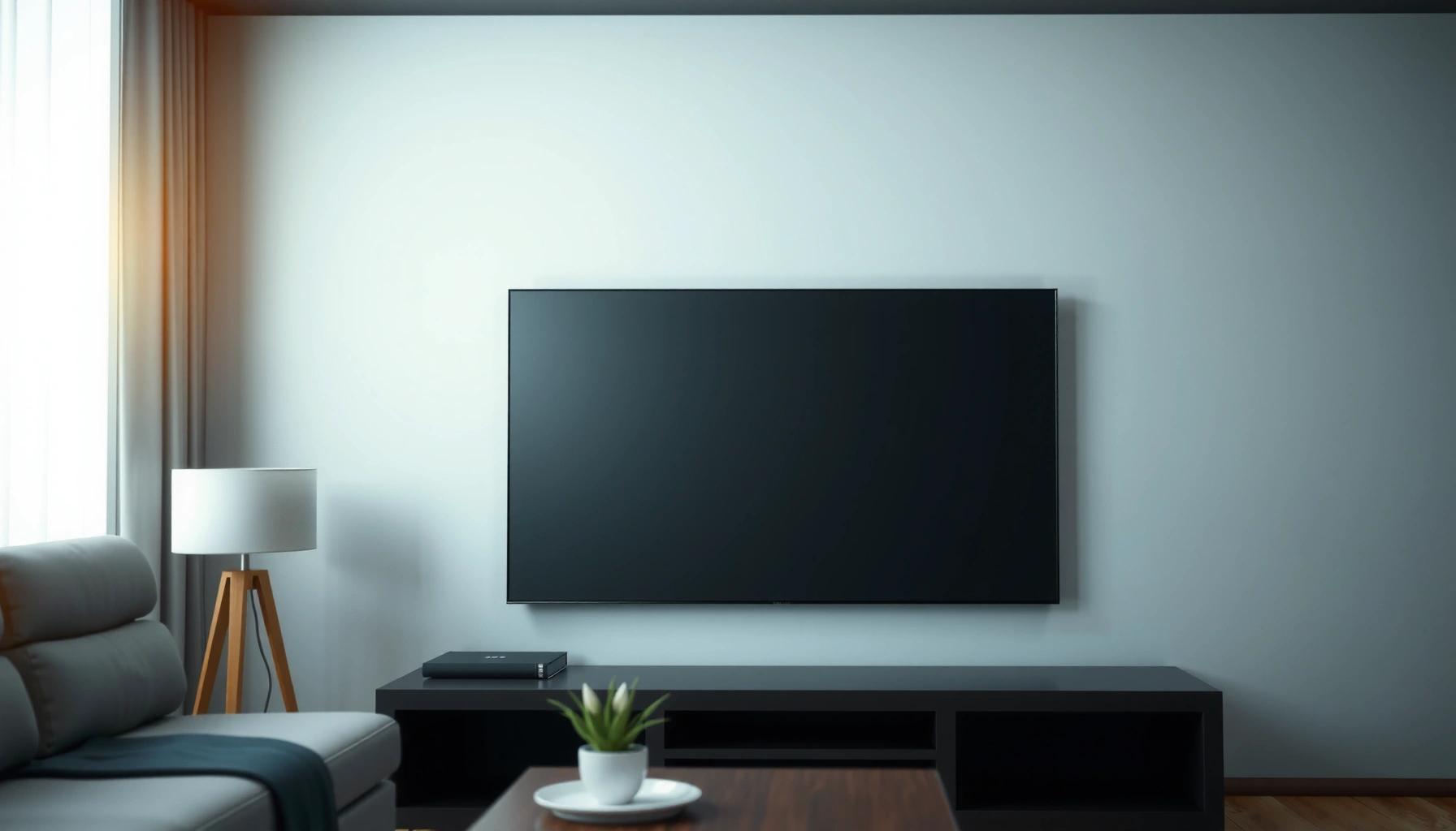 A Samsung TV displaying smart features and apps, illustrating its capabilities as a smart TV.