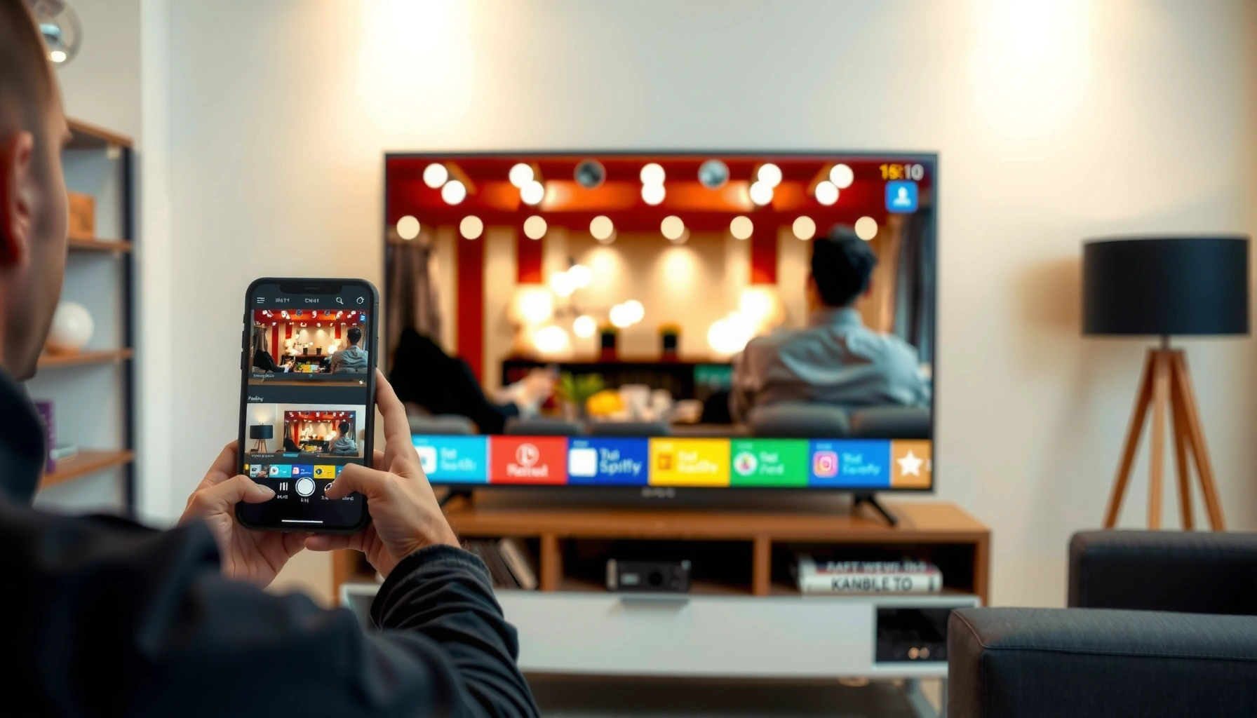 Step-by-step guide to screen mirroring on a smart TV with user-friendly tips.