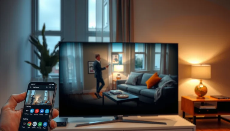 Samsung Smart TV screen mirroring without WiFi demonstration