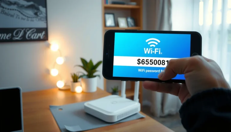 A person discovering WiFi passwords using simple methods, illustrating how to see WiFi passwords.