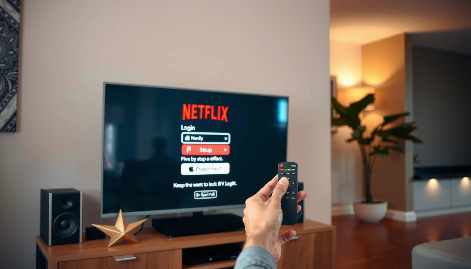Step-by-step guide on how to setup Netflix on a Smart TV with easy instructions.