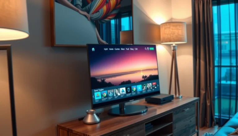 Image of the smallest Samsung Smart TV showcasing its sleek design and features.