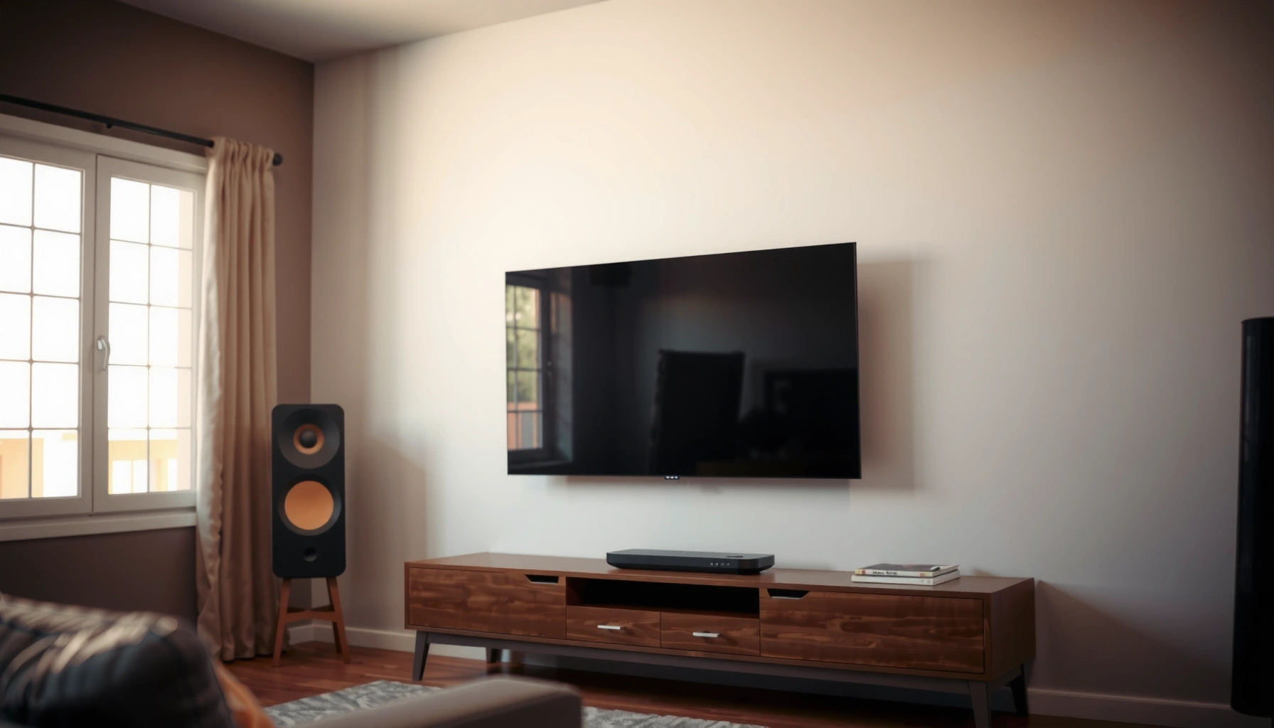 A Smart Roku TV showcasing its key features and interface for enhanced viewing experience.
