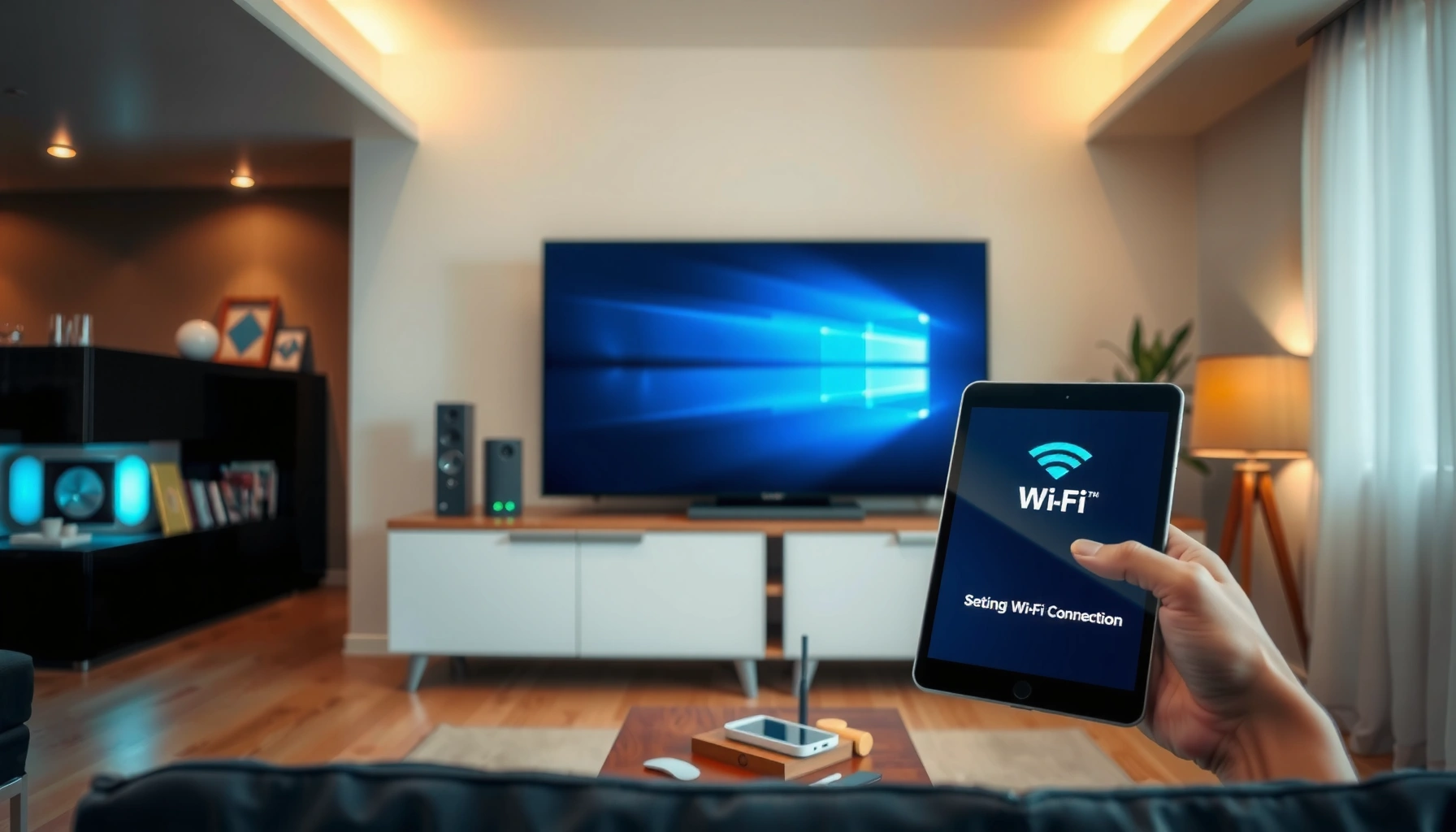 Step-by-step guide to connecting your Smart TV to the internet for streaming and browsing.