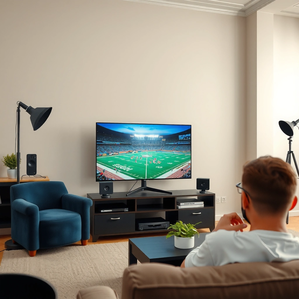 Checklist of requirements for watching the Super Bowl on a smart TV