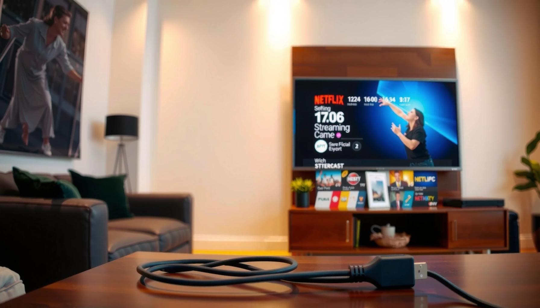 Step-by-step guide on how to hook up a Smart TV for easy setup.