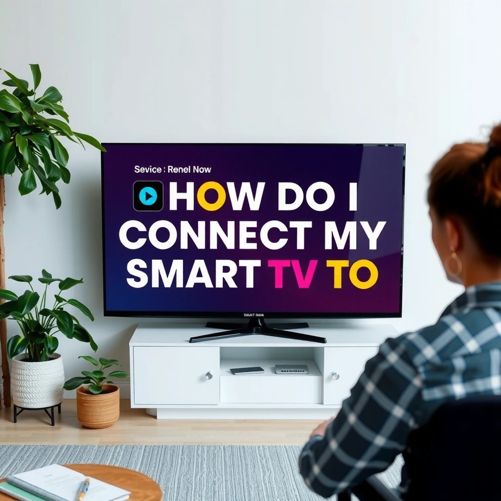 User checking Wi-Fi settings on a Smart TV for wireless internet connection
