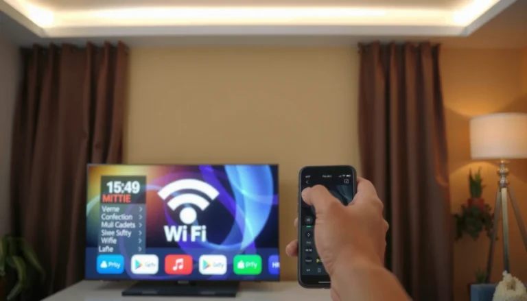 Guide on connecting a smart TV to WiFi with easy setup steps.