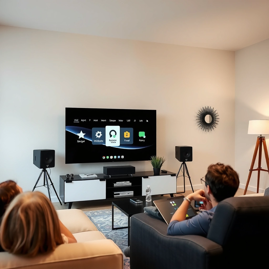 A Samsung Smart TV being power cycled for a soft reset, demonstrating the reset process.
