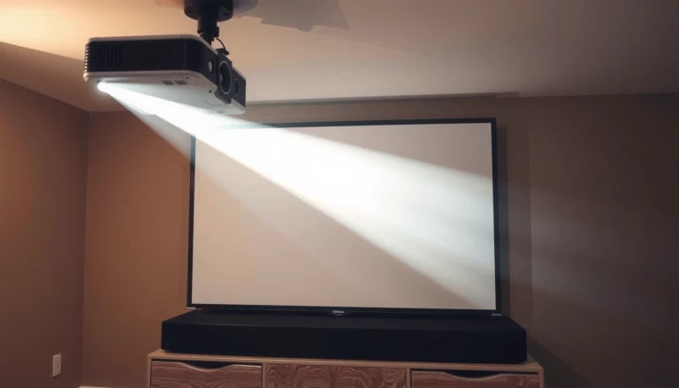 A soundbar connected to a projector, illustrating compatibility tips for users.