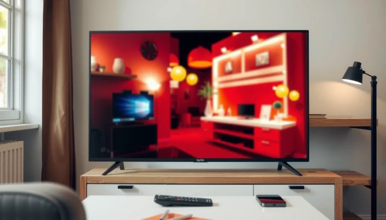 Step-by-step guide to streaming on a smart TV, showcasing the setup process.