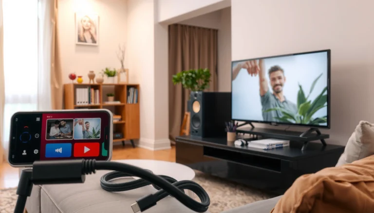 Step-by-step guide on how to stream content to your smart TV easily.