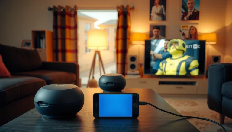 Step-by-step setup guide for streaming to a smart TV, featuring connection options and settings.