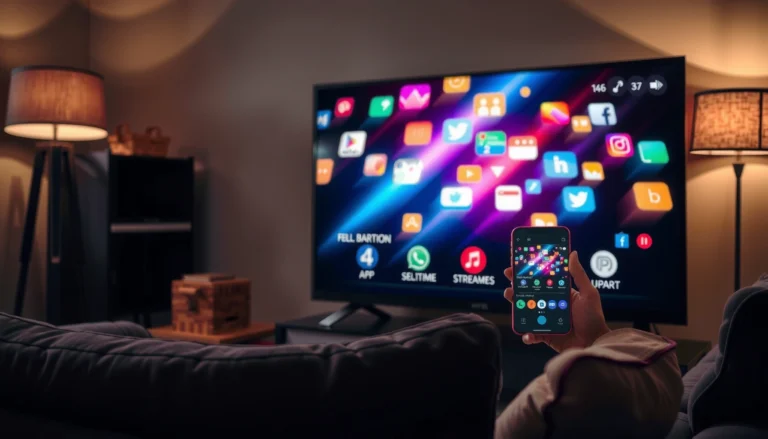 Step-by-step guide on how to stream content to a smart TV.