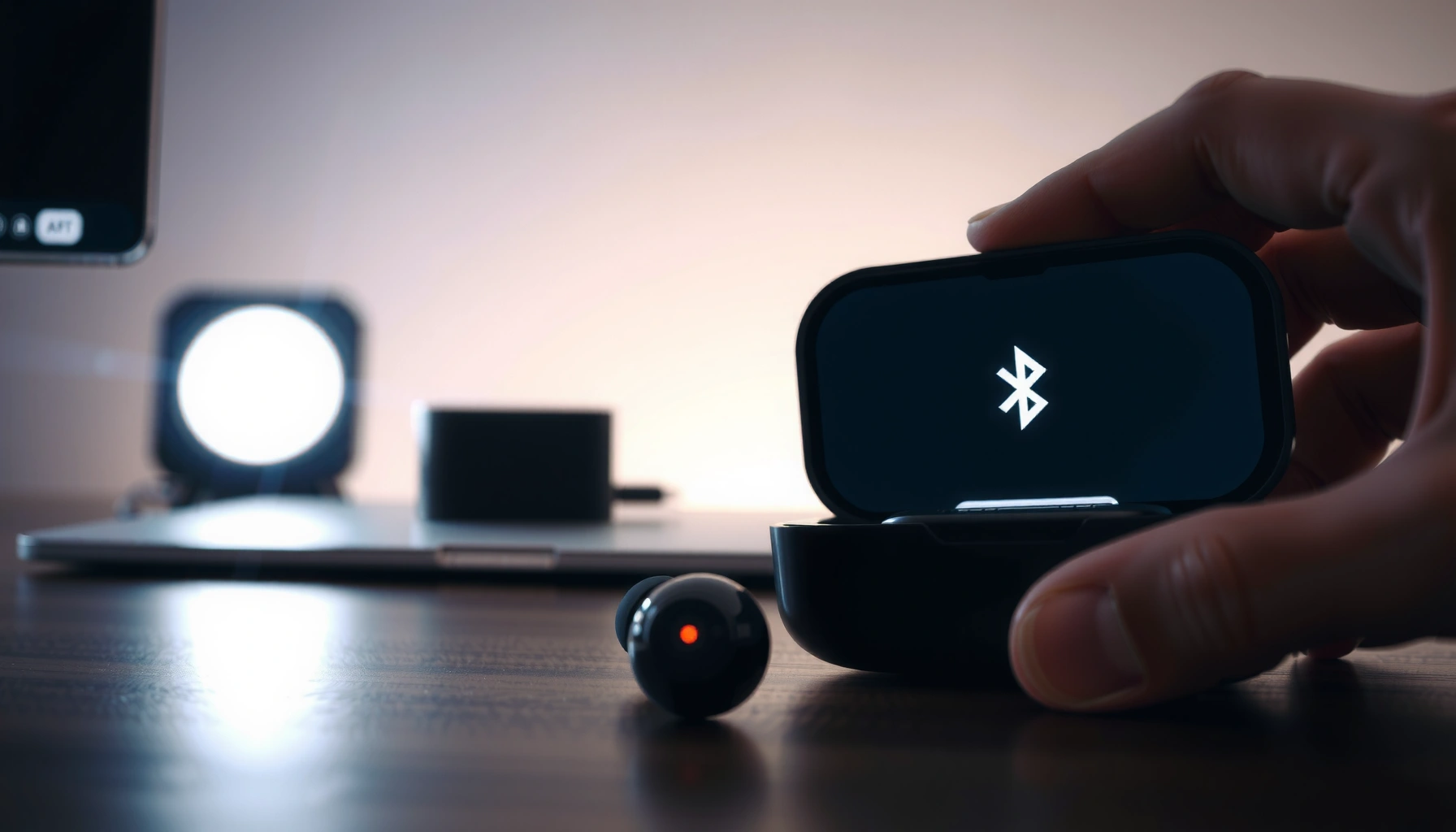 Step-by-step guide to synchronize earbuds for easy pairing with devices.