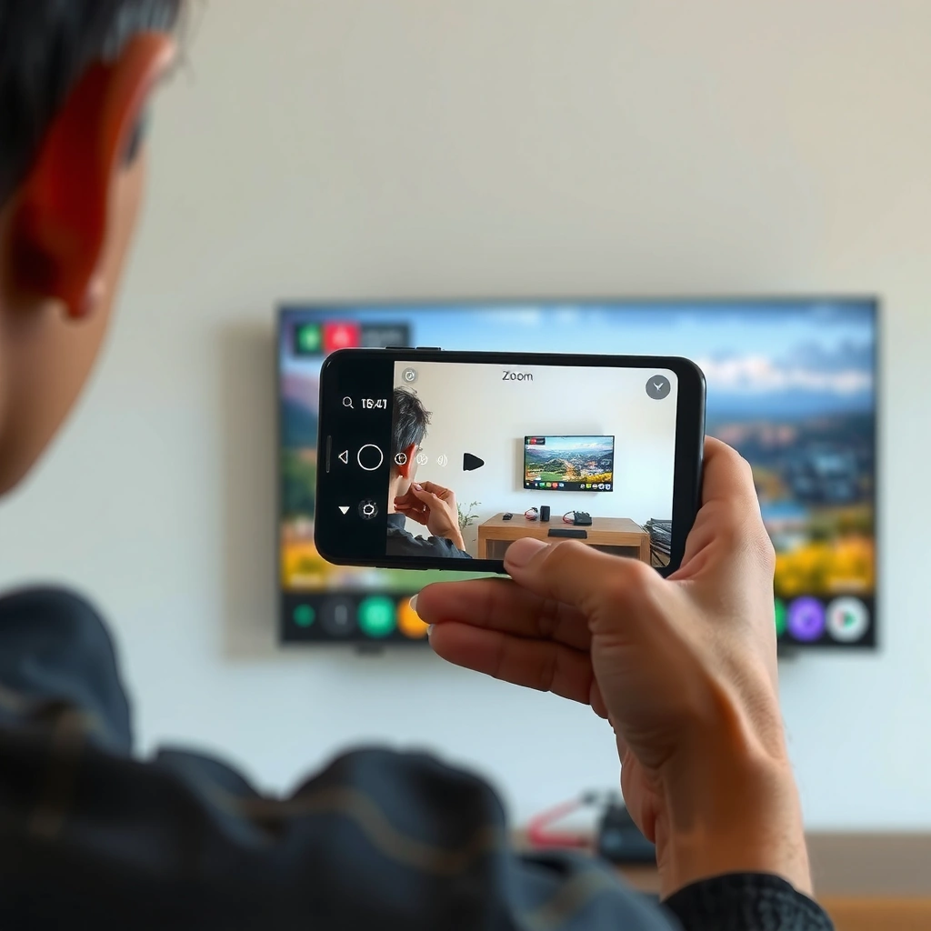TV iPhone Compatibility - can you project zoom from iphone to tv
