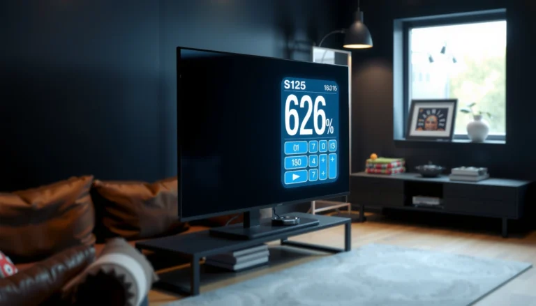 Calculator for determining the ideal TV size based on viewing distance and room dimensions.