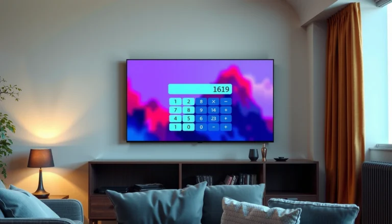 Calculator for determining the ideal TV screen size based on viewing distance and preferences.