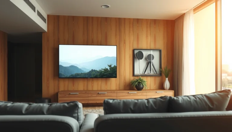 Infographic showing how to choose the right TV size based on viewing distance.