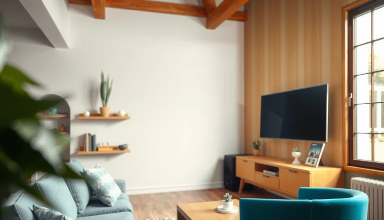 Visual guide for determining TV size based on viewing distance for optimal experience