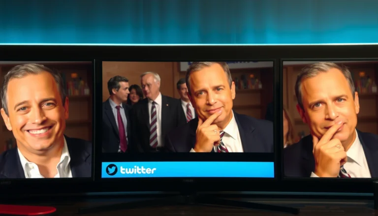 Image illustrating how to access and stream Twitter on a Smart TV.