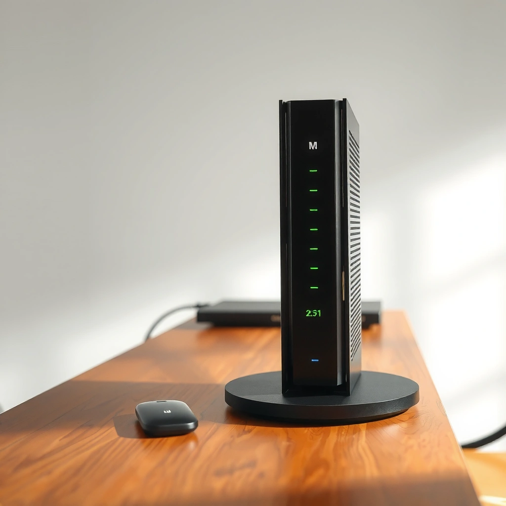 An infographic illustrating the typical lifespan of a modem and replacement signs.