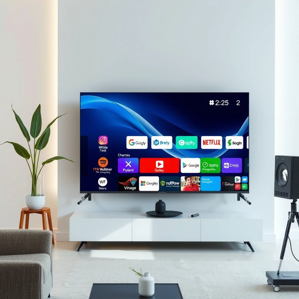 Illustration showing the typical lifespan of a smart TV and factors affecting longevity.