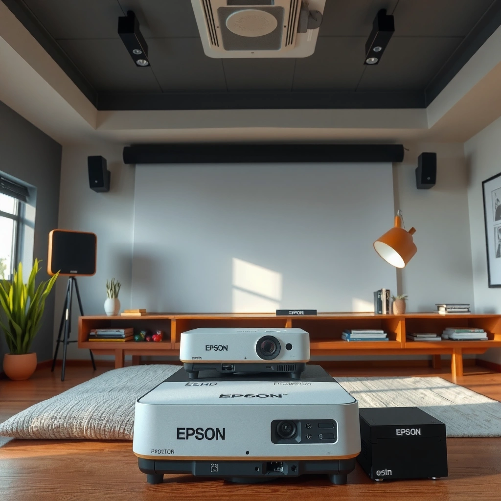 Unbox - how to use epson projector