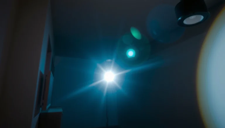Visual representation of brightness levels at 3200 lumens in various settings.