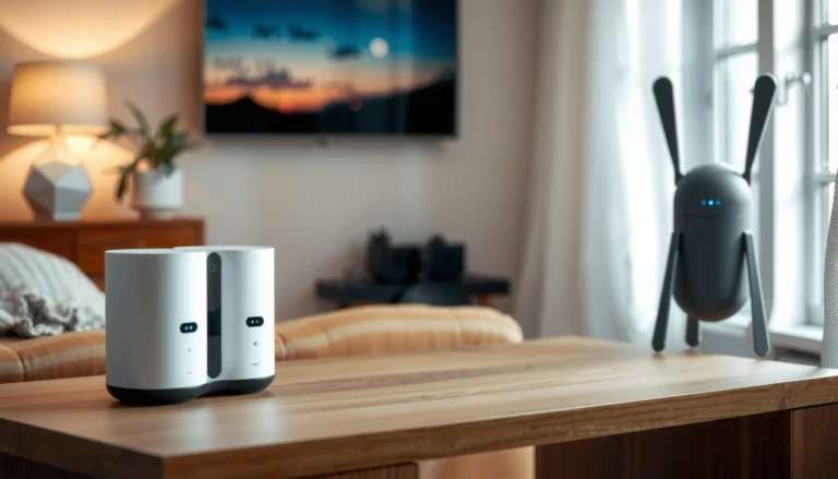 Illustration explaining eero Mesh Wi-Fi technology and its benefits for home networking.