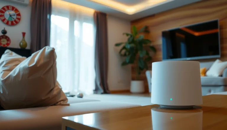 Illustration explaining how eero mesh Wi-Fi functions in a home network setup.