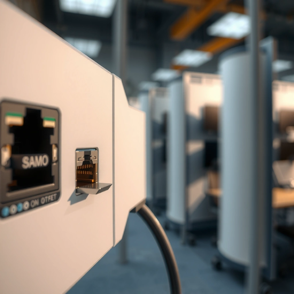 Diagram explaining what an Ethernet port does and its uses in networking.
