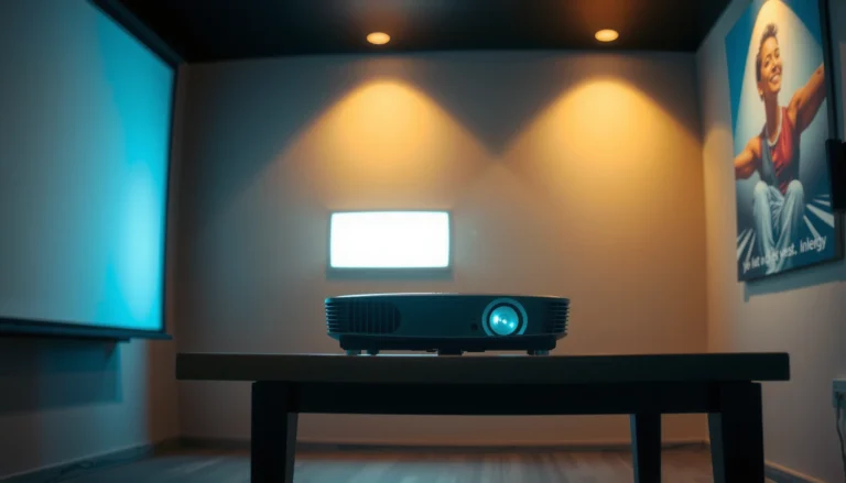 Illustration explaining how projectors work in a simple guide.